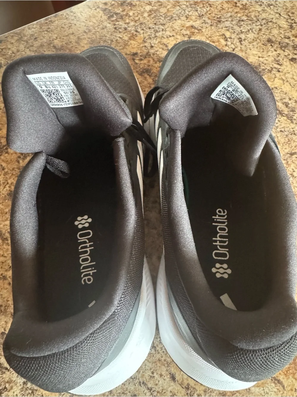 NWOT adidas Black and White Athletic Running Shoes